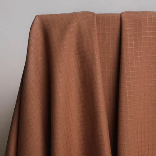 Linnen viscose little tile pecan pie - Atelier Brunette